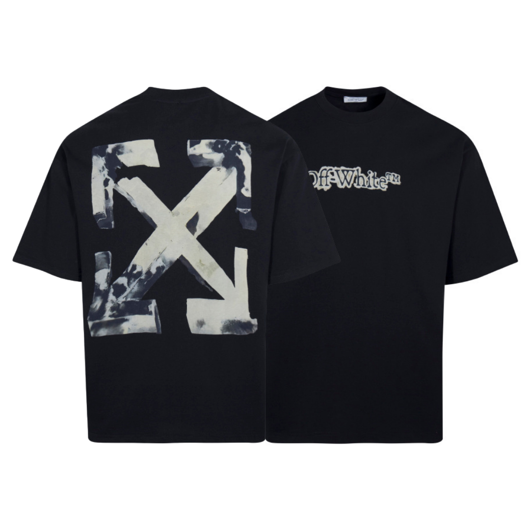 Off-White Off-W Monogram T-shirt - Negro Camo Blanco 2
