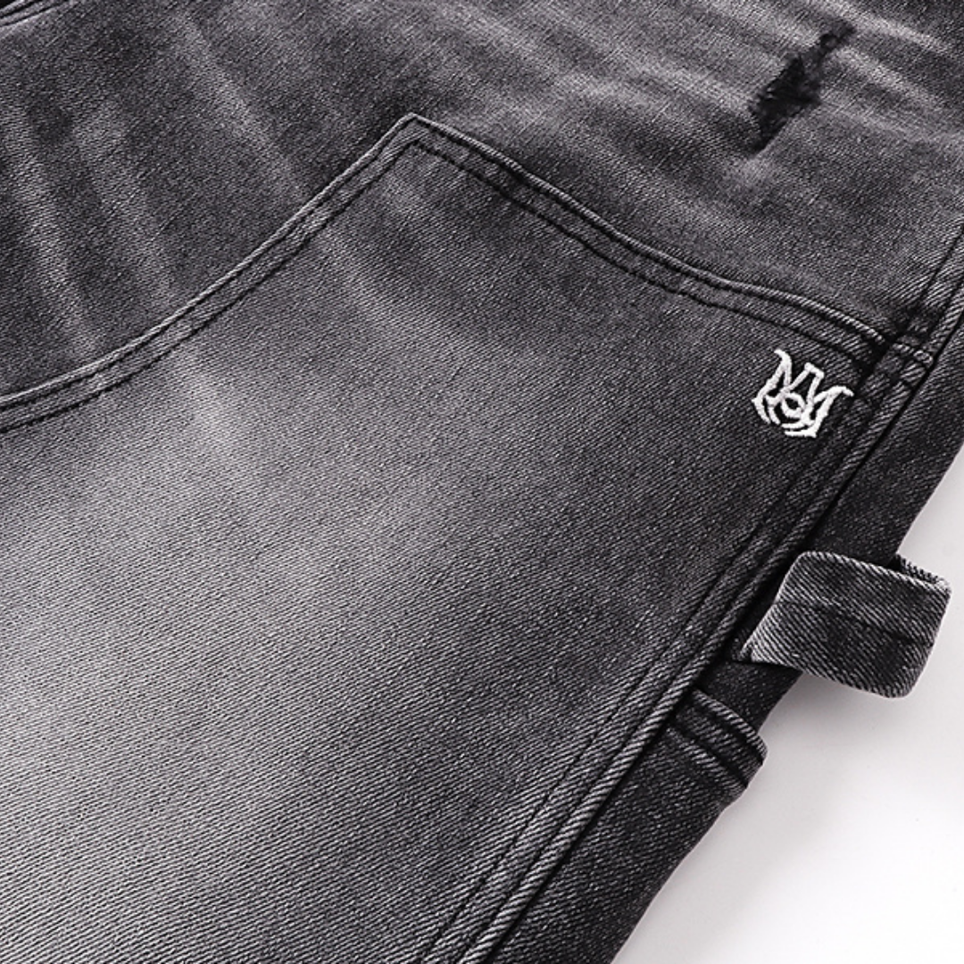 Amr Flared Black Jeans Negro 2