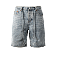 Purple Shorts Lavado Claro Roturas