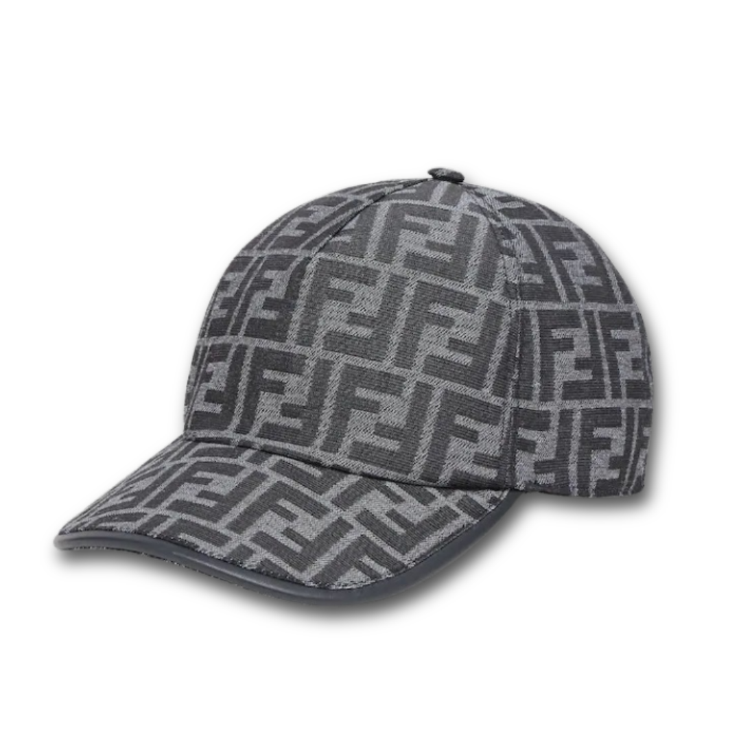 Polychromatic Cap Monograma Negro Blanco