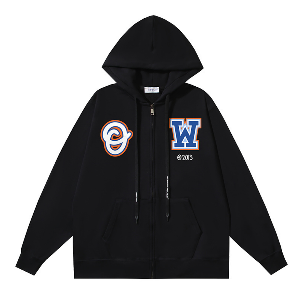 Off-W Monogram Zip Hoodie · Off-White · Nova Neta