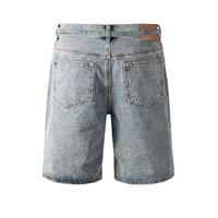 Purple Shorts Lavado Claro Roturas