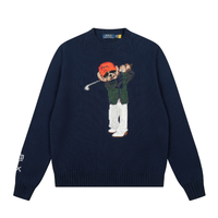 Camiseta Polo Ralph Lauren Navy Blanco Golfista