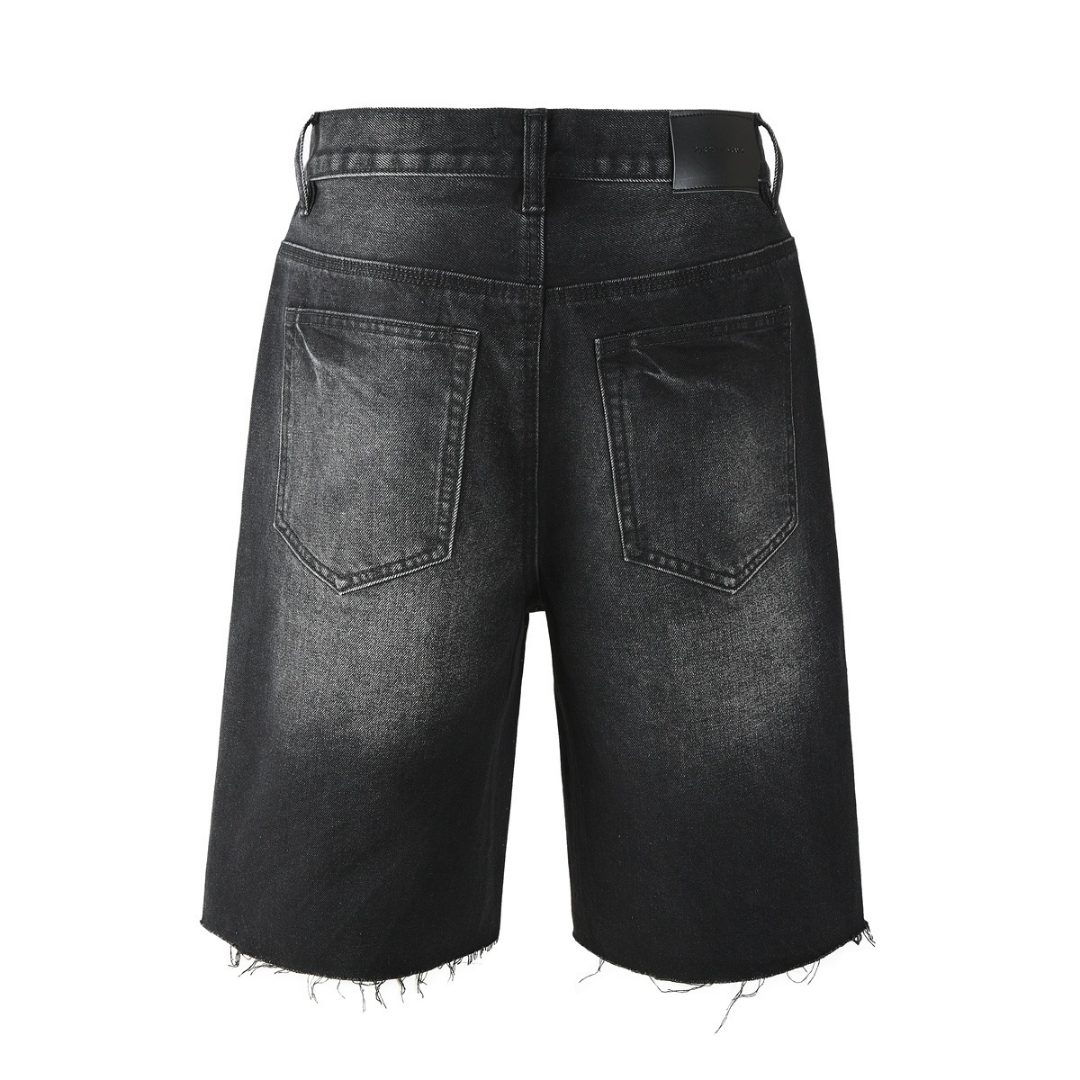 Purple Shorts Corto Negro Radial