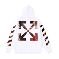 Off-White Off-W Monogram Hoodie - Negro Camo Blanco