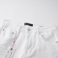 Purple Flared Jeans Camo Blanco