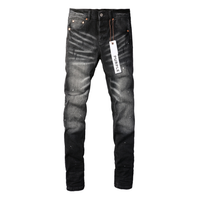 Purple Black Jeans