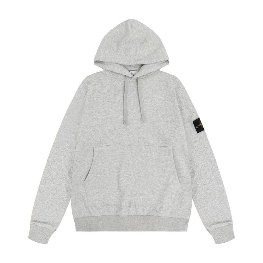 Buzo Stone Island Gris Claro Gris Camo