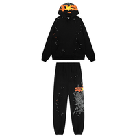Buzo Sp5der Camo Negro Amarillo