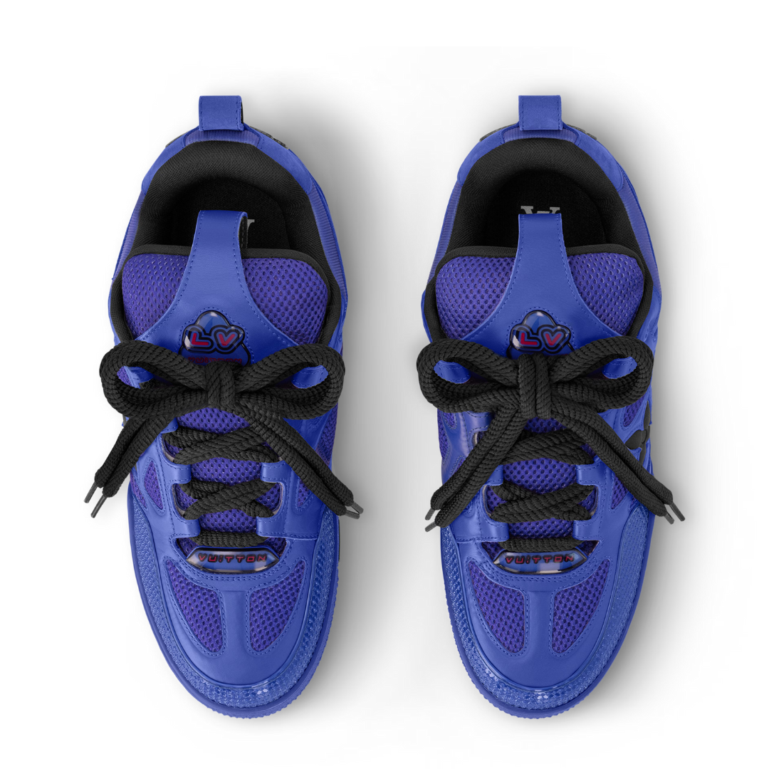 Skater Monogram Azul Cuerdas