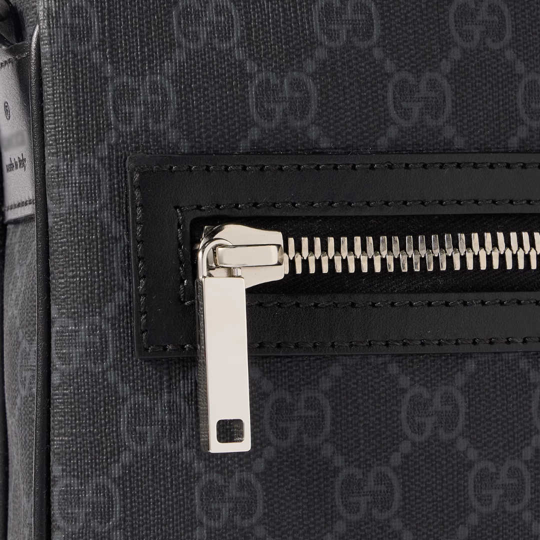 Messenger Bag Negro Monograma