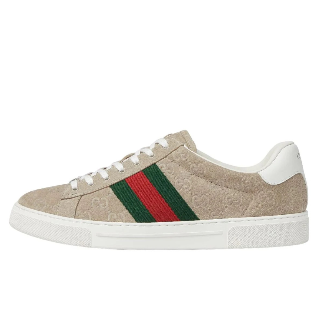 Gucci Ace Beige Monogram