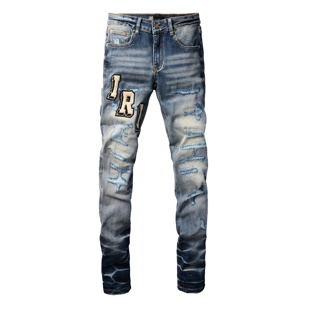 Amr Logo Blue Jeans Azul