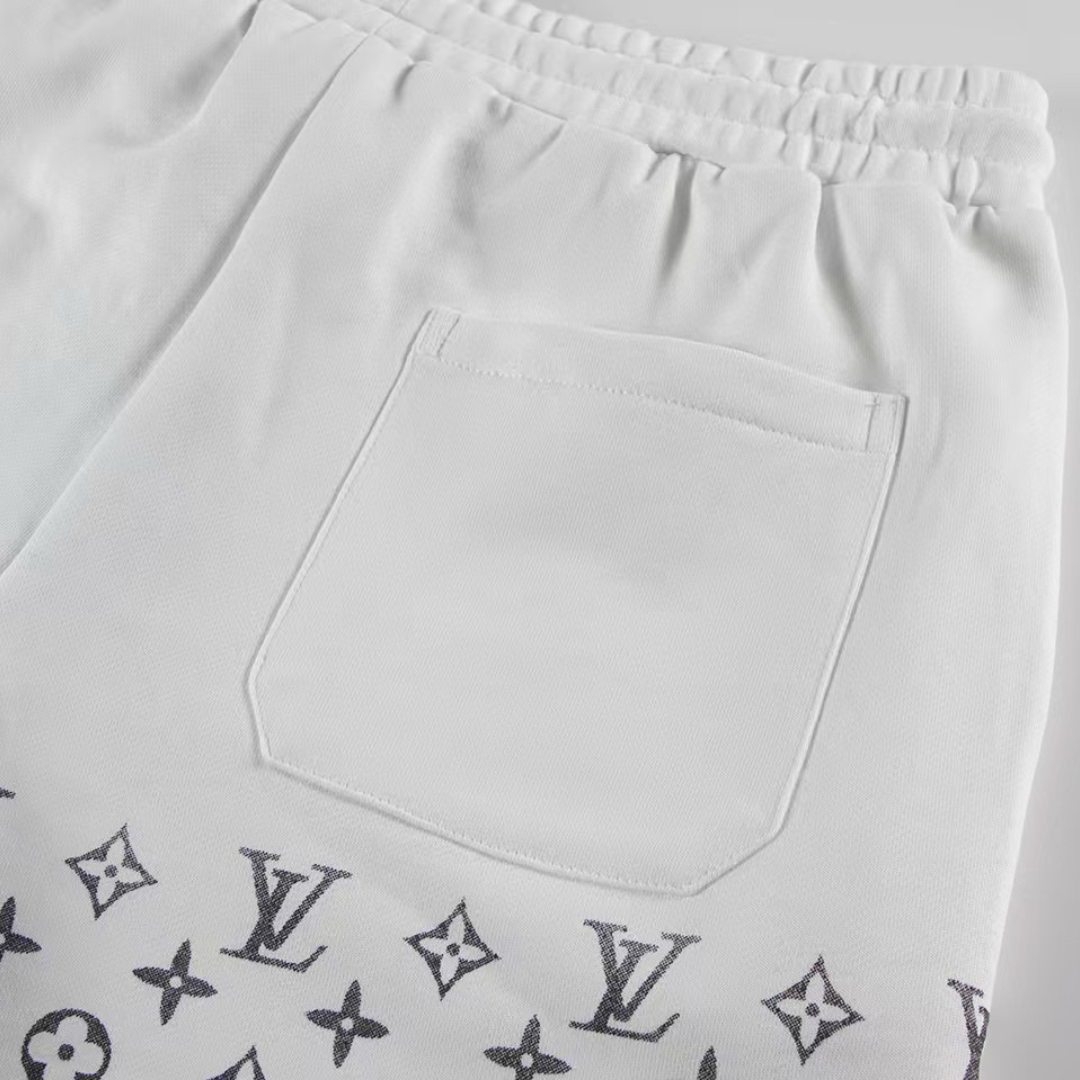 Monogram Shorts Monograma Blanco