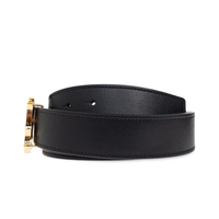 Amr Monogram Belt Monograma Negro Oro