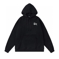 Buzo Stussy Negro Blanco