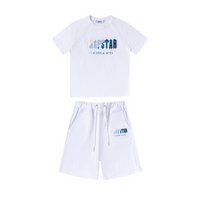 Conjunto Trapstar Blanco Blanco Azul