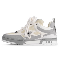 Skater Monogram Trainer Blanco Rosa Estrella