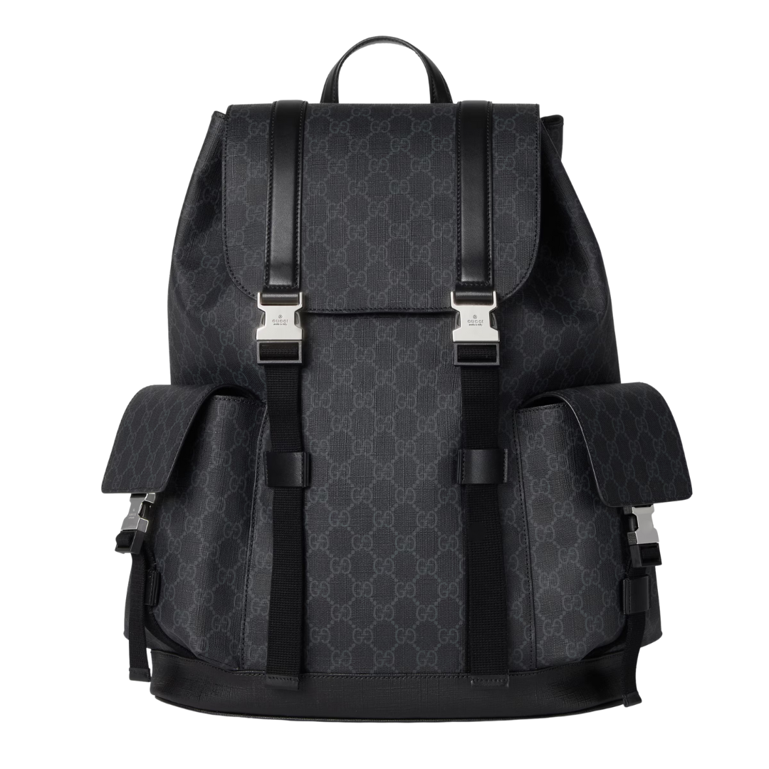 Messenger Backpack Monograma Negro