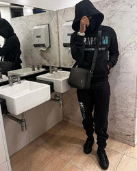 Conjunto Trapstar Negro Azul