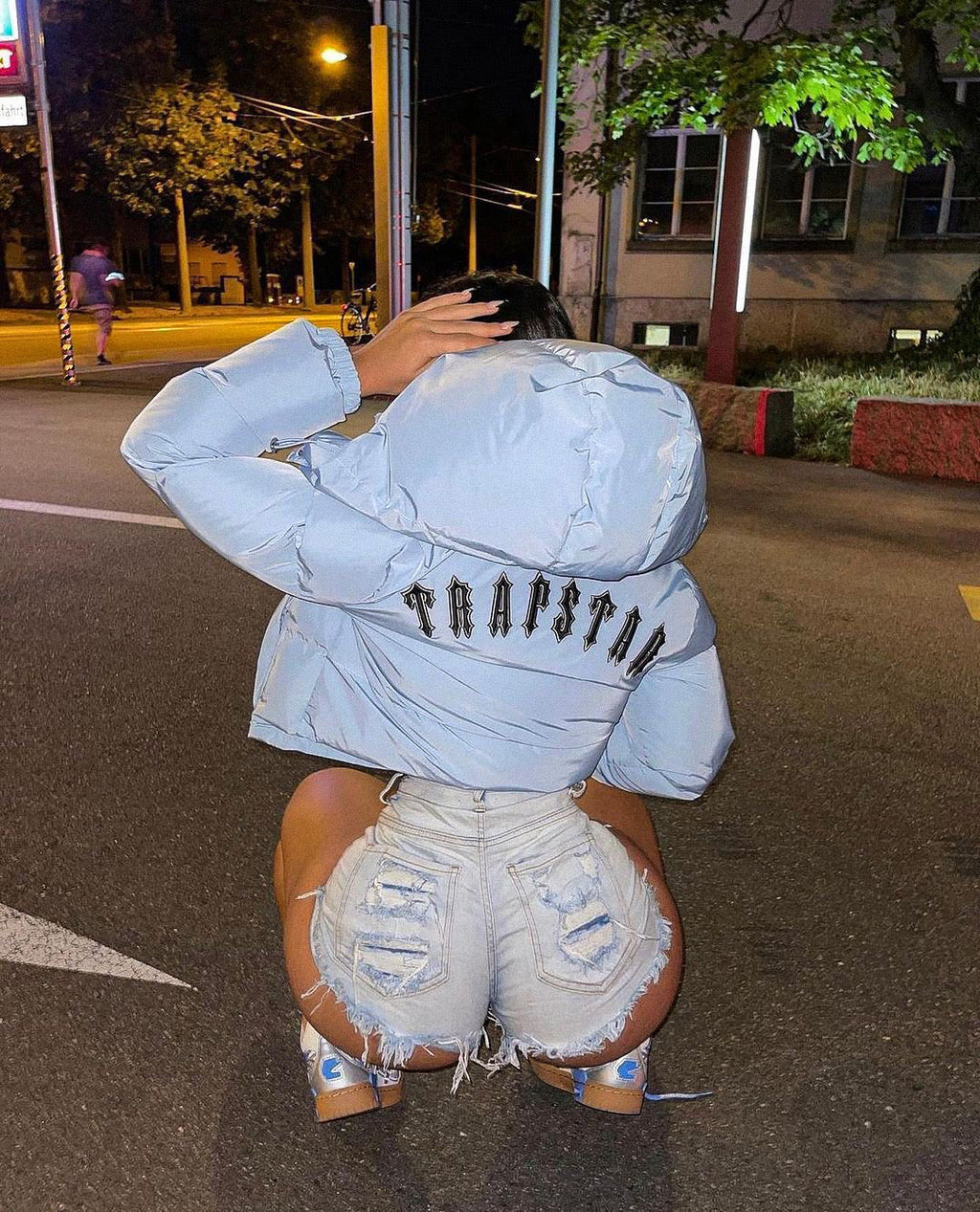 Women's Irongate Detachable Hooded Puffer Jacket · Trapstar · Nova Neta