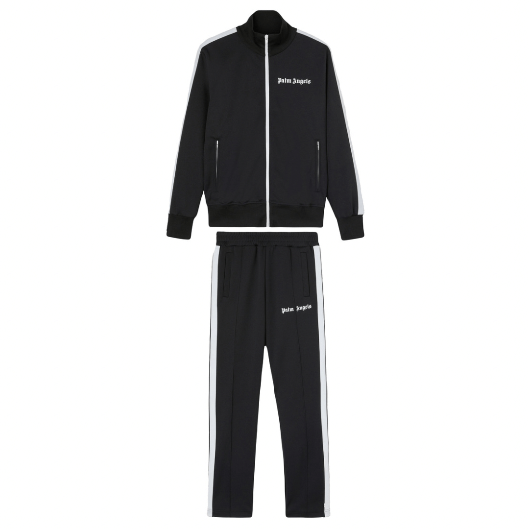 Conjunto Palm Angels Negro Negro Blanco Linea