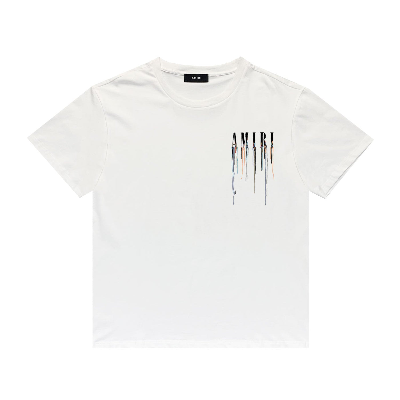 Amr Paint Drip T-shirt Blanco
