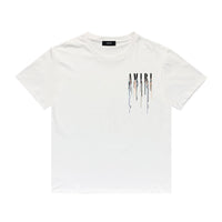 Amr Paint Drip T-shirt Blanco