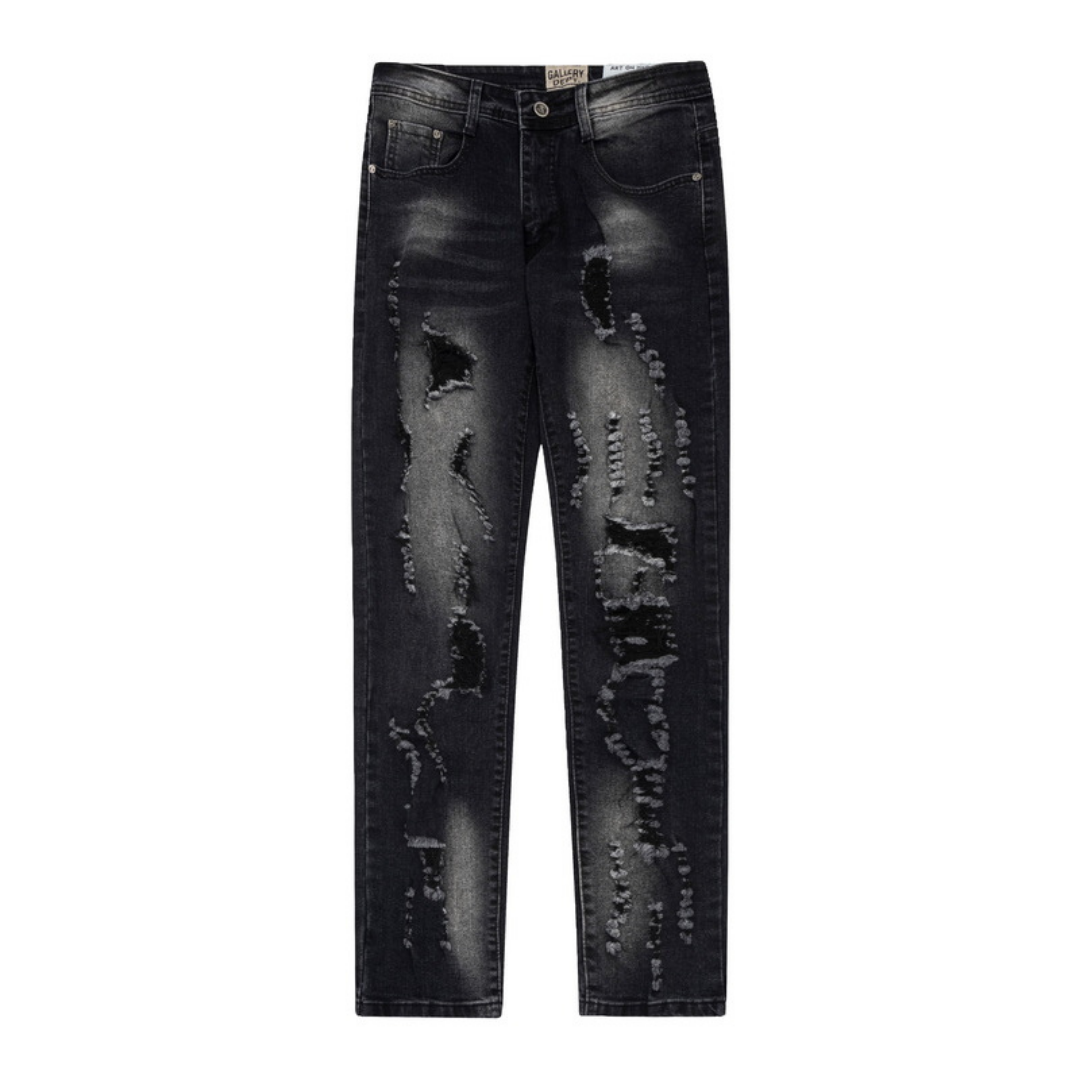 Gallery Dpt. Paint Jeans Negro Roturas