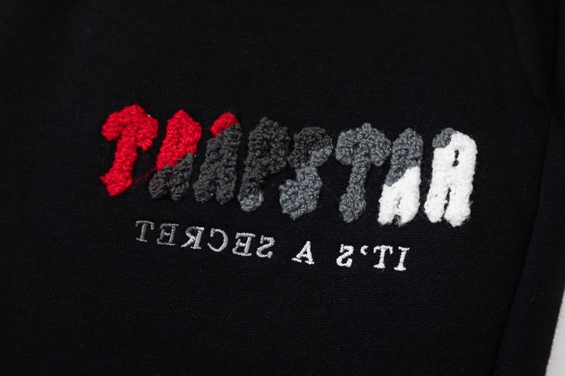 Conjunto Trapstar Negro Negro Rojo