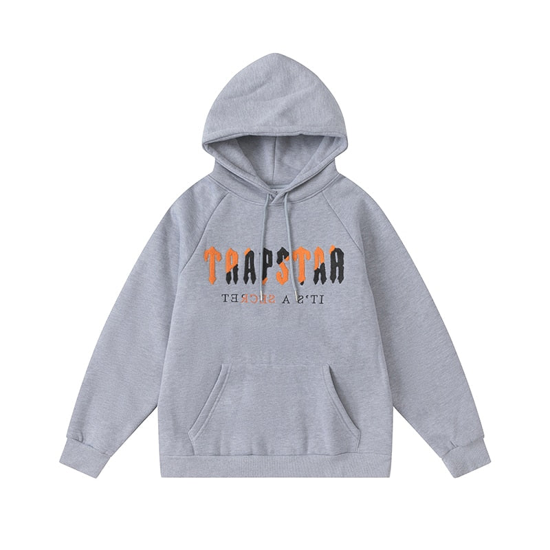 Conjunto Trapstar Gris Gris Naranja