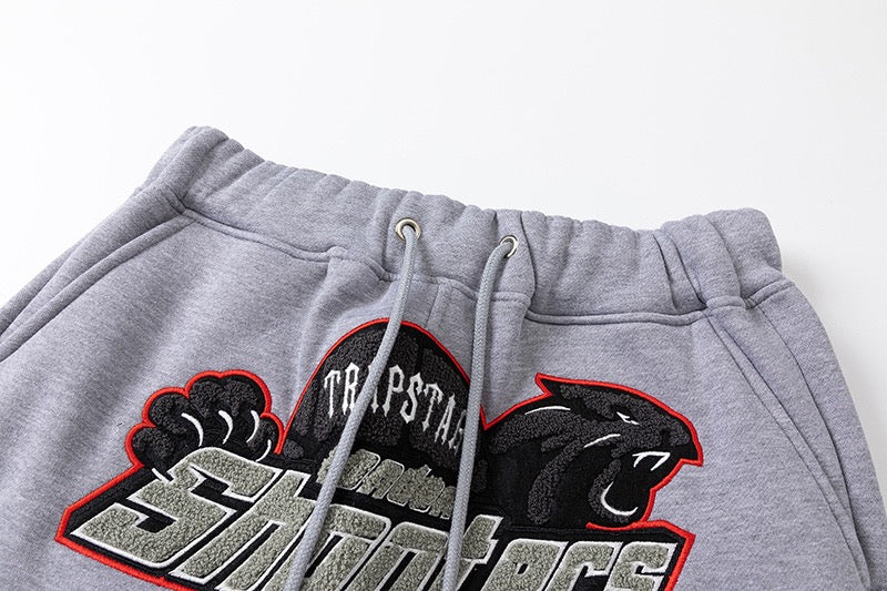 Conjunto Trapstar Gris Gris Rojo