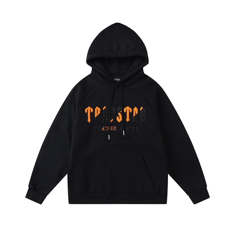 Conjunto Trapstar Negro Negro Naranja 2