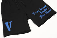 Pantalon Vlone Negro/Azul