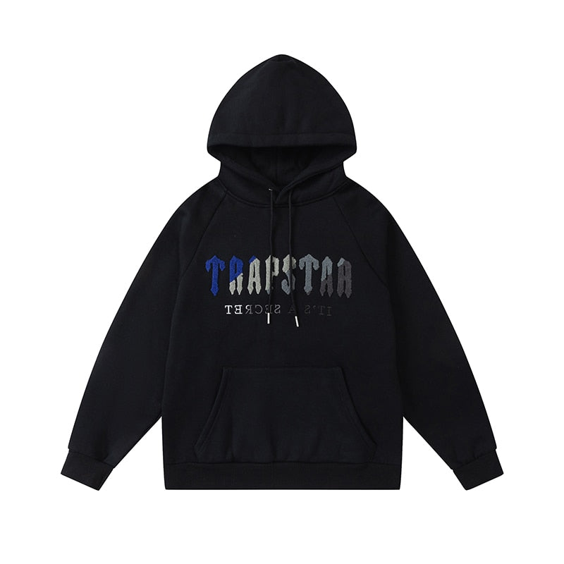 Conjunto Trapstar Negro Negro Azul
