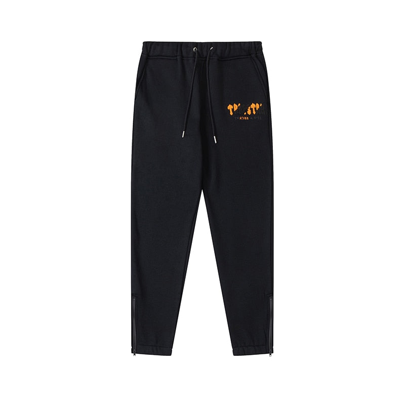 Conjunto Trapstar Negro Negro Naranja 2