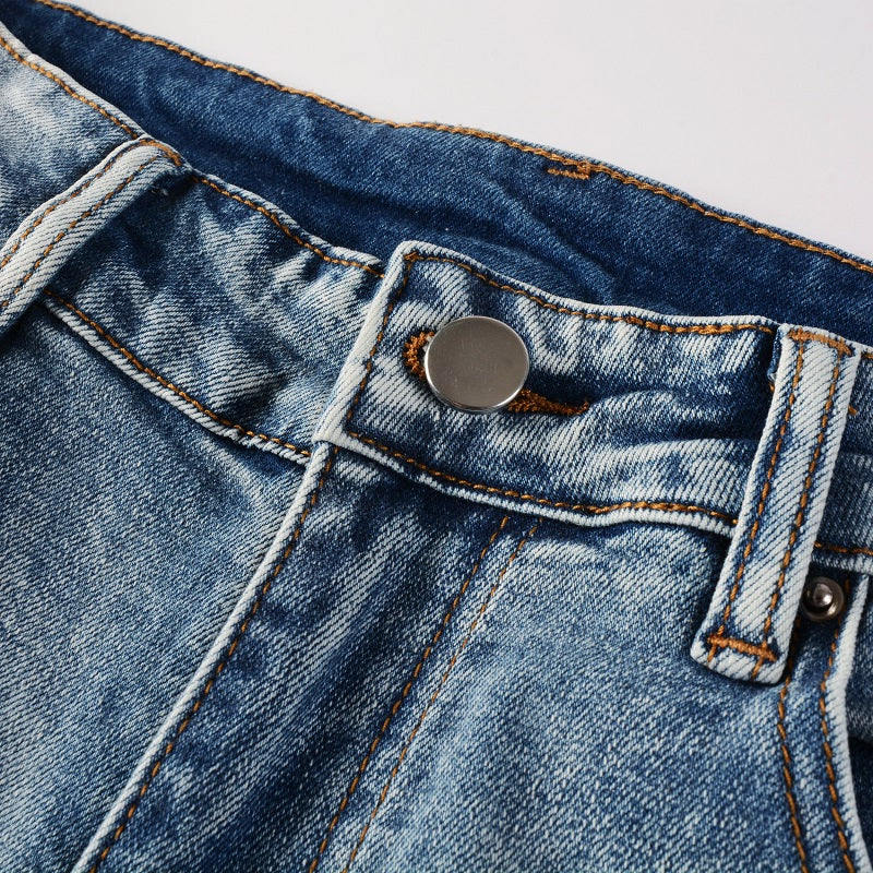 Amr Blue Gradient Jeans Azul