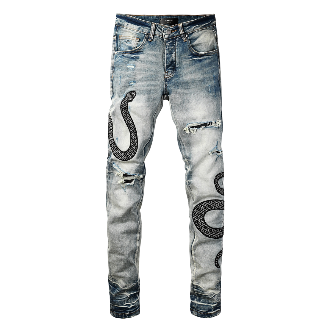 Amiri Snake Jean frente