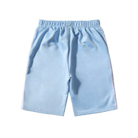 Pantalon Palm Angels Azul Azul Marino Parches Blancos