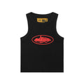 Alcatraz Black Red Tank Top