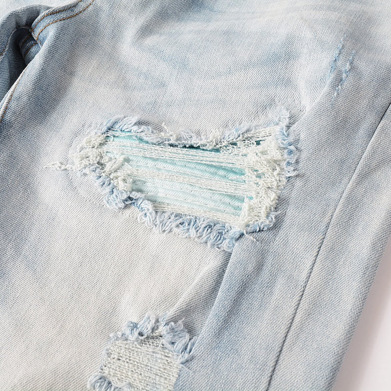 Amr Blue Gradient Jeans Azul 2