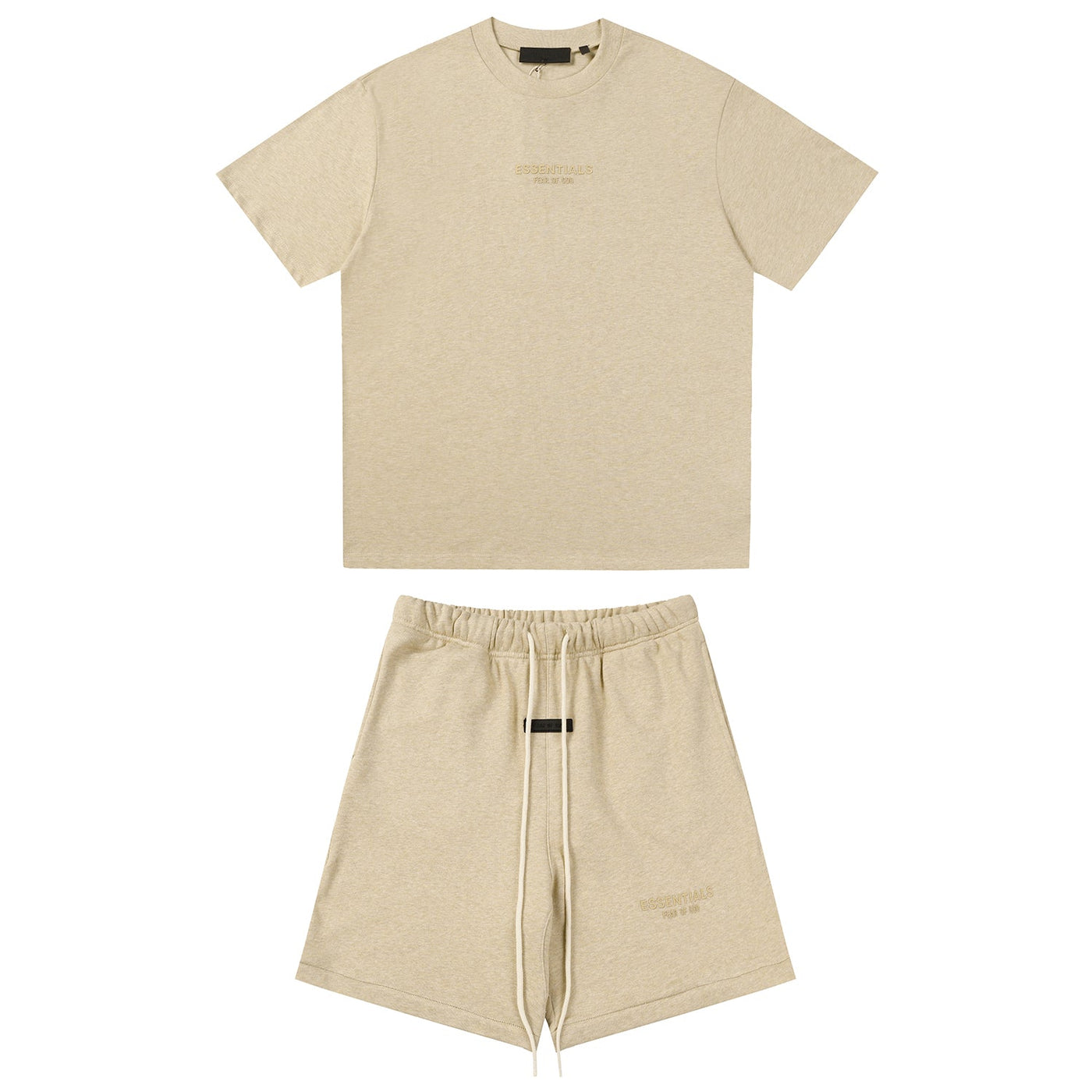 Essentials Short Set Camo Beige
