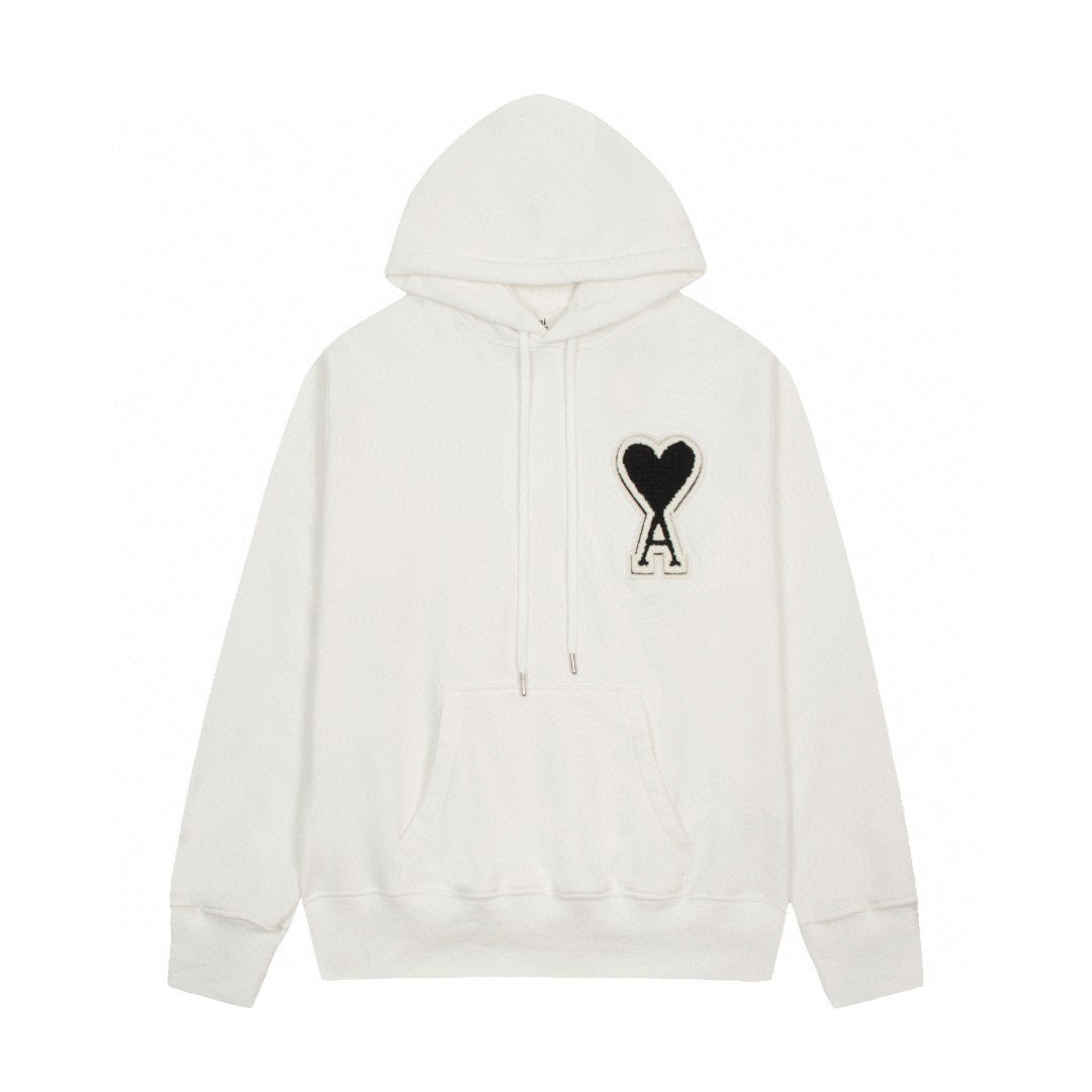Ami Hoodie Blanco Corazon