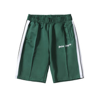Pantalon Palm Angels Verde Palm Green Blanco