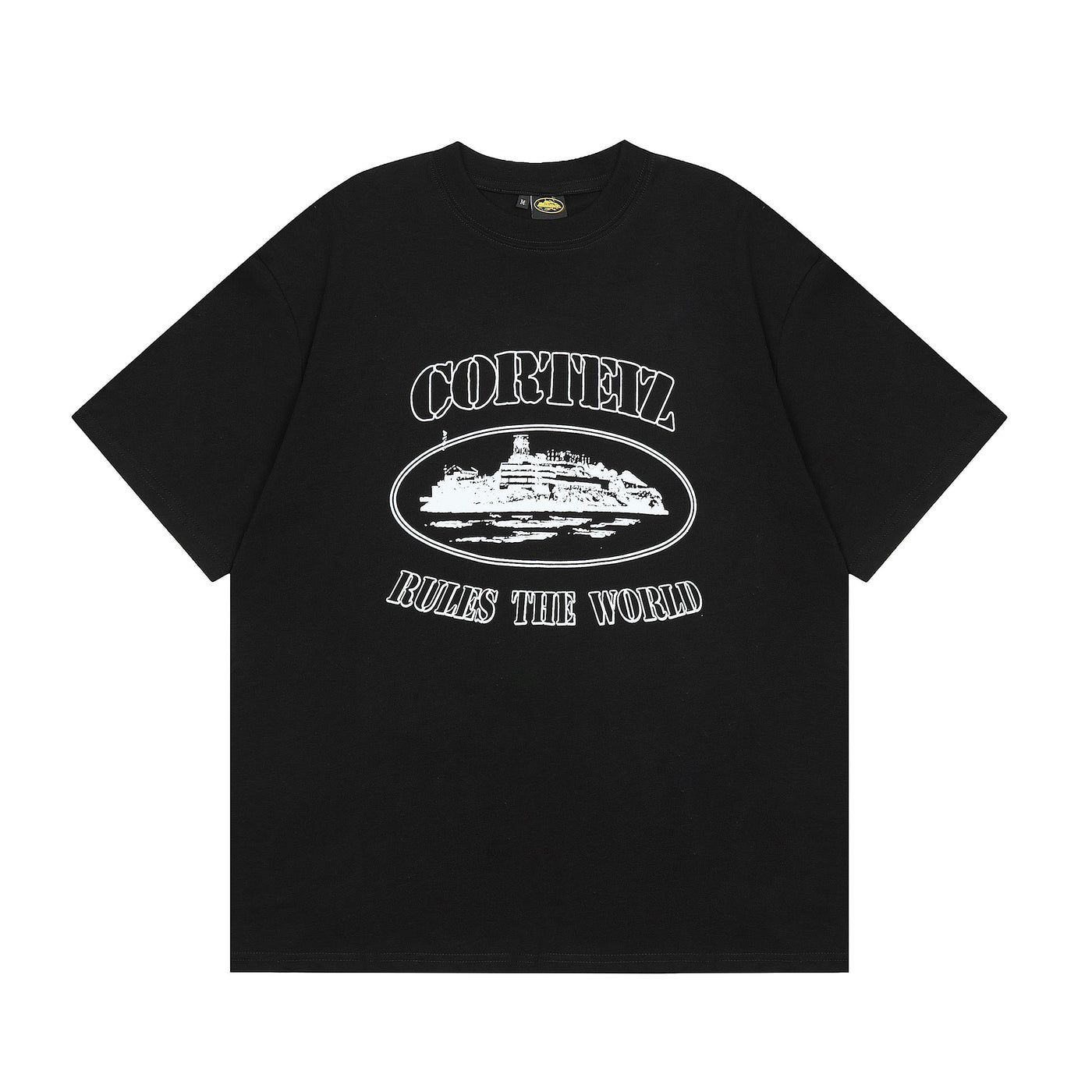 Rules The World Black T-shirt Cortez Negro Barco