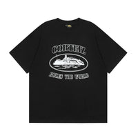 Rules The World Black T-shirt Cortez Negro Barco