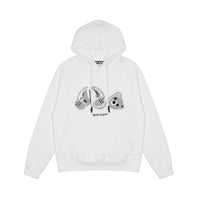 Palm Angels Palm Bear Hoodie - Blanco