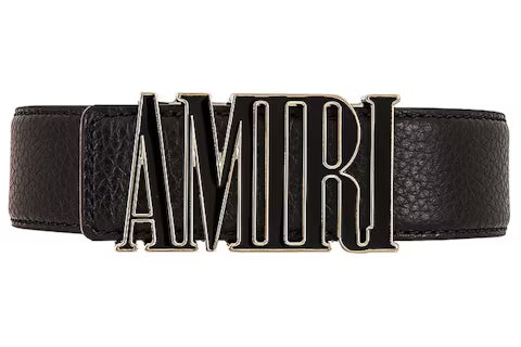 Cinturón Amiri Letras Negro