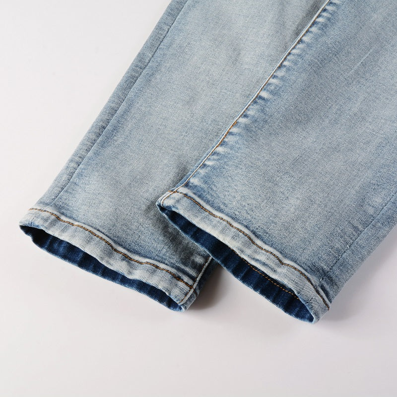 Amr Blue Gradient Jeans Azul