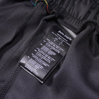 Pantalon Palm Angels Negro Corto Negro Con Rayas